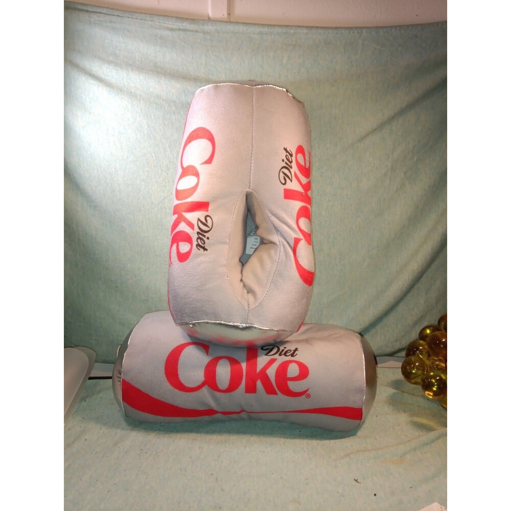 Coca-Cola coke diet Can Slip-On Foam Slipper Women shoes size S/M silver